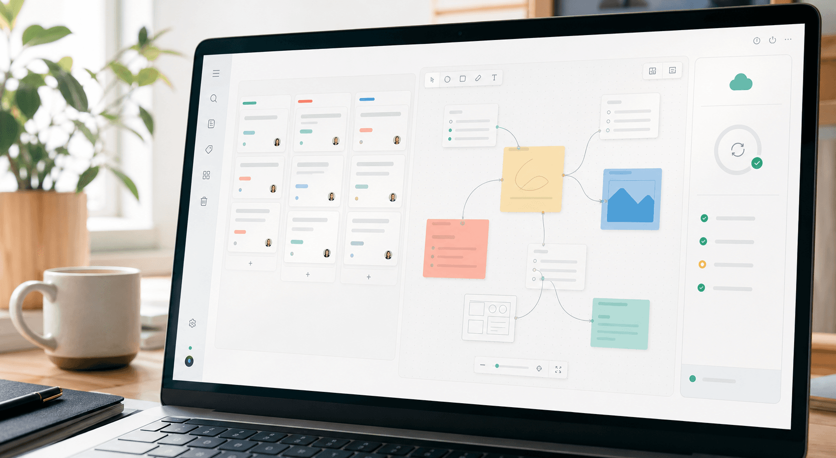 Mydeas visual workspace